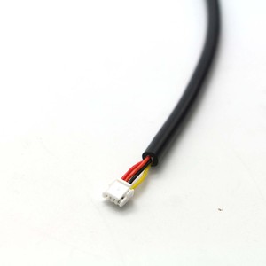 Black 4-Pin Connector <b>Cable</b> with Stripped Wires <b>for</b> Electronic Devices - Product Image 3