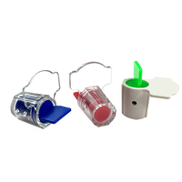 Sceau de compteur d'eau électrique en plastique Ding Xin avec joints de sécurité en fil avec certificat