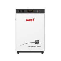 Onduleur solaire hybride MPPT pour générateur d'énergie solaire domestique, compatible avec la batterie au lithium HBP 1800 HM 48V 200Ah, puissances 2KW, 3KW, 4KW, 5.2KW