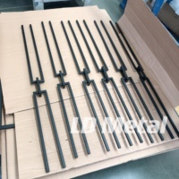 Balaustres de Hierro Modernos de Lujo, Cuadrados, de 1/2*44 Pulgadas, con Eslabones de Cadena Dorados, para Decoración de Escaleras Interiores, Piezas Metálicas para Escaleras en Oferta