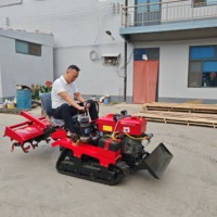 Outils et équipements agricoles Motoculteur rotatif sur chenilles Rotavator agricole avec divers prix de mise en œuvre