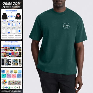 Camiseta Deportiva para Hombre, Estilo Clásico, con Hombros Caídos, 230 g/m², Impresión Flock Personalizada al por Mayor, de Algodón Peinado que Absorbe la Humedad - Product Image 1