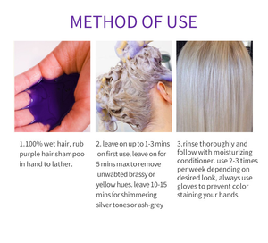 OEM ODM Sulfate Free Remove Yellow Anti Brassy Grey Hair Toning Conditioner Purple Silver Champú <span class=keywords><strong>para</strong></span> <span class=keywords><strong>cabello</strong></span> <span class=keywords><strong>rubio</strong></span> - Product Image 4