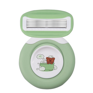 Rasoir pour femme Goodmax, rose, format voyage, rasoir pour le corps entier, lavable à l'eau, pour les aisselles et les parties intimes - Product Image 2