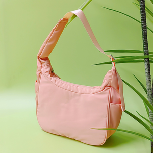 Haute qualité pour rose Nylon femmes grande capacité épaule sac fourre-tout sous les bras sangle sport Design bonbons motif bouton dame - Product Image 6