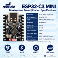 Carte de développement ESP32-C3, module WiFi, processeur RISC-V 32 bits, Type-C SMD