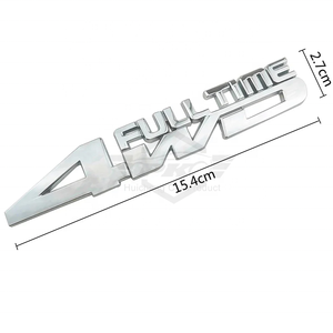 Accesorios de Estilo para Automóviles, Emblema de Metal para Automóviles con Tracción en las Cuatro Ruedas 4WD 4x4, Insignia con Logotipo para Ford, BMW, Audi, <span class=keywords><strong>Toyota</strong></span>, <span class=keywords><strong>Jeep</strong></span>, <span class=keywords><strong>FJ</strong></span> <span class=keywords><strong>Cruiser</strong></span> - Product Image 2