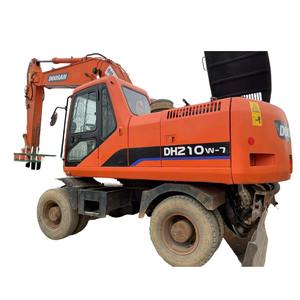 Excavatrice sur pneus d'occasion Doosan DH210W-7 DH130W DH150W-7 DX150W-9C DH210W en stock à vendre - Product Image 1