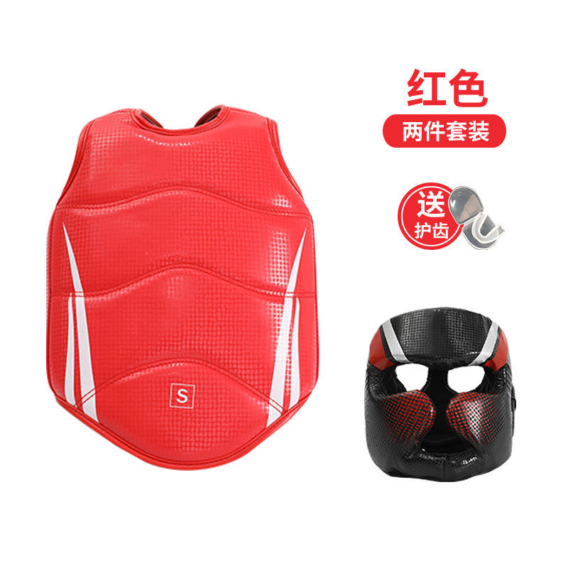 Conjunto rojo de 2 piezas.