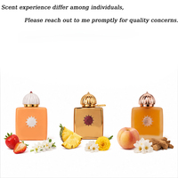 Coffret Cadeau 3 Bouteilles de Parfum Oriental en Spray avec Capuchon Dôme Exquis, Support Logo Personnalisé, Parfum Longue Durée, Cadeau Authentique pour