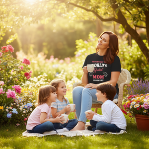 Camiseta Worlds Greatest Mom, regalo para el día de la madre, algodón negro, unisex, talla para adultos S M L XL XXL - Product Image 3