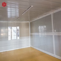 Maison conteneur extensible de luxe de 24 pieds, 5m x 7m, 2 étages, villa préfabriquée, conteneur pliable 24h en Inde
