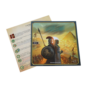 Оптовая продажа, настольные игры на заказ, настольная игра с принтом, круглая настольная игра, набор для детей - Product Image 5