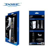 Kit d'accessoires 3 en 1 DOBE PS5 Slim : support vertical avec ventilateur de refroidissement et crochet pour casque pour accessoires PS5, livraison directe d'usine