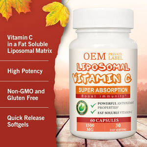 כמוסות ויטמין <span class=keywords><strong>C</strong></span> ליפוזומליות של יצרן מקורי משפרות את קצב ספיגת ויטמין <span class=keywords><strong>C</strong></span> ומשפרות את תפקוד מערכת החיסון - Product Image 2