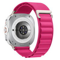 Bracelet de montre à boucle en C réglable en polyester et nylon pour montres intelligentes Samsung 7 8Classic Ultra2 47mm Luxury Band