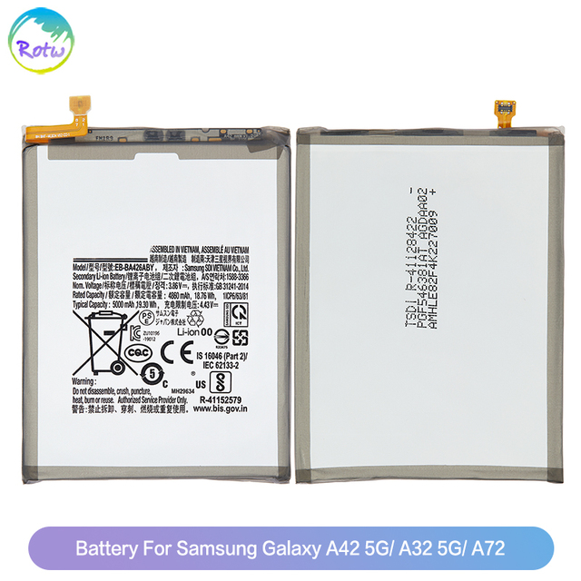 Replacement Cell Phone Battery EB-BA426ABY Compatible for Samsung Galaxy A42 5G/ A32 5G/A72