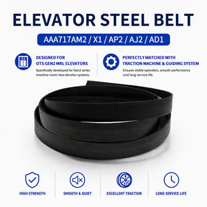 AAA717AM2/AP2/AJ2/AD1/W1/X1 <strong>Elevator</strong> <strong>Parts</strong> Lift Traction Belt Steel Belt for Ots <strong>Elevator</strong> - Product Image 1