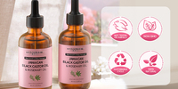 Minyak Jarak Hitam Jamaika Murni Alami Tanpa Heksana, Cold Pressed, Segar, Melembapkan, Untuk Pertumbuhan Rambut, Bulu Mata, Kulit, dan Wajah
