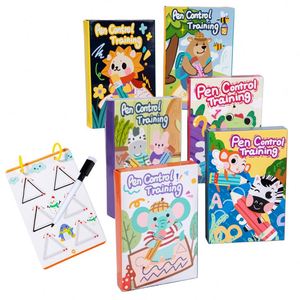 <span class=keywords><strong>Cahier</strong></span> d'exercices éducatifs précoce réutilisable pour la pratique <span class=keywords><strong>de</strong></span> l'écriture, cahiers <span class=keywords><strong>de</strong></span> traçage pour le contrôle du stylo en bois, apprentissage des enfants - Product Image 2