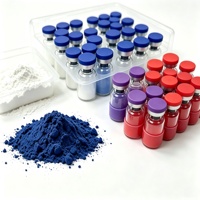 Matières premières cosmétiques en poudre de haute pureté CAS 89030955 Formule moléculaire C14H21CuN6O6 Produits chimiques pour les soins capillaires Détergent brut