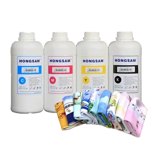 DTG tinta printer tekstil 5 warna tinta dtg untuk Epson L1800 F2000 F2100 F2130 F2140 F2150 F2160 XP600 I3200 4720 pencetak