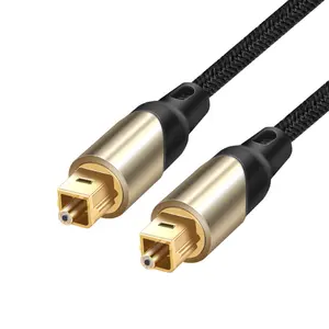 Digitale Optische Audio Kabel Toslink Male Naar Male Digitale Optische Kabel Met Vergulde Voor Home Theater, Tv 6FT