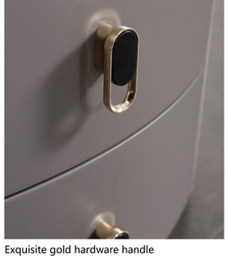 Modern Gray Nightstand Bed <strong>Table</strong> Fashion Bedroom Furniture <strong>Bedside</strong> Cabinet for Sleeping Room Furniture <strong>Tiny</strong> Chest - Product Image 5