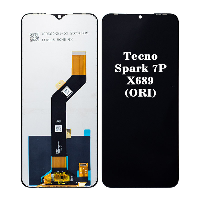 12 Years Warranty Lcd Display for Tecno Spark 7 Pro Mobile Screen