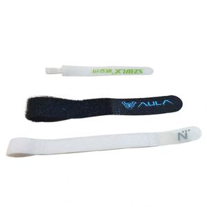Attache-câble réglable en forme de P avec fermeture auto-agrippante, sangle de serrage en nylon pour câbles - Product Image 3