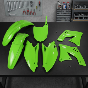 Kawasaki KXF Kit carenatura moto verde 2009 2011 450 ABS prodotto in plastica - Product Image 3