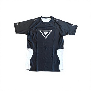 เสื้อรัดกล้ามเนื้อสำหรับฝึกซ้อม MMA ผู้ชาย ผ้าสแปนเด็กซ์/โพลีเอสเตอร์ พิมพ์ลายแบบซับลิเมชั่น ยืดได้สี่ทิศทาง เหมาะสำหรับยิวยิตสูและการต่อสู้ - Product Image 5