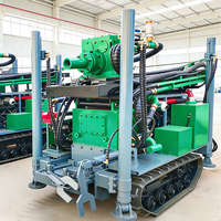 Machine de forage de puits pneumatique de 160 m, équipement de forage d'eau polyvalent pour le forage de puits
