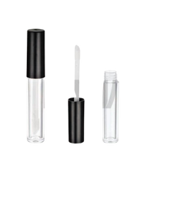 รับผลิตลิปกลอสแบบขายส่ง พร้อมโลโก้แบรนด์ส่วนตัว ขนาด 1.2 มล. แบบเหลี่ยม 1.2 มล. แบบกลม 1.2 มล.  บรรจุภัณฑ์ลิปกลอสสีขาวพร้อมแปรงขนาดใหญ่ - Product Image 1