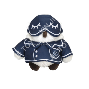 Peluche Gufo Personalizzato OEM/ODM, Giocattolo Morbido a Forma di Gufo Dormiente, Peluche Gufo Bianco su Misura - Product Image 2