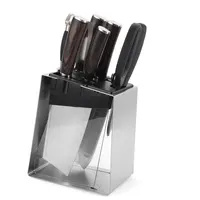 Affordable Retail Wholesale Clear Acrylic Knife Block 