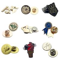 Badge en métal gravé en 3D personnalisé, étoile, épingle de revers avec fixation