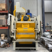 Machine de sablage à bande roulante Q32, type chenillé automatique, pour le nettoyage des métaux, des pièces moulées et du matériel, avec bande en caoutchouc, certifiée CE
