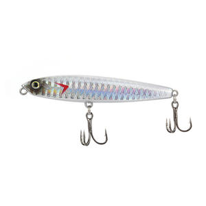 Señuelo de Pesca <span class=keywords><strong>Flying</strong></span> Ghost <span class=keywords><strong>II</strong></span>, de Metal, Tipo Lápiz, 10.5g/14.5g, para Pesca en Agua Salada, Carpa, Lubina, Señuelo de Superficie/Agua Media, Anzuelos Triples Resistentes - Product Image 4