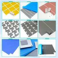 Feuille de silicone thermiquement conductrice personnalisée, ignifuge, pour éclairage LED, dispositifs automobiles, dissipateur de chaleur, joint d'isolation