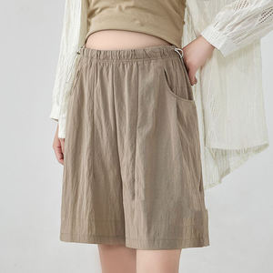 <span class=keywords><strong>Short</strong></span> d'été <span class=keywords><strong>en</strong></span> denim à séchage rapide pour femmes, vêtements d'extérieur à jambes larges pour maternité, ventre non serré, <span class=keywords><strong>grossesse</strong></span> - Product Image 5