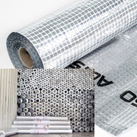 Membrane de barrière à la vapeur en feuille de PE métallisée Kingway, membrane thermo-réfléchissante en feuille d'aluminium