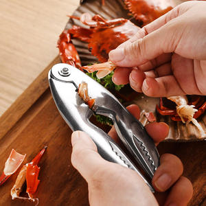 Outils de cuisine multifonctionnels en alliage d'aluminium, outils pour fruits de mer, <span class=keywords><strong>pince</strong></span> à noix, <span class=keywords><strong>pince</strong></span> à homard pour la cuisine des fruits de mer, y compris le <span class=keywords><strong>crabe</strong></span> - Product Image 3