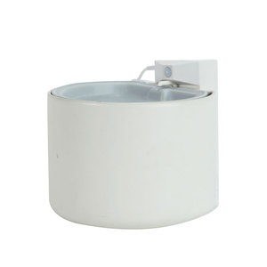 자동 개 고양이 세라믹 원형 물 디스펜서 자동 애완 동물 식수 분수 도매 - Product Image 2