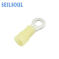 Prix d'usine – Série RNY – Borne annulaire isolée en nylon de type œillet, en cuivre rond à sertir