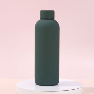 Wholesale Custom Logo Vacuum <b>Thermos</b> <b>Bottle</b> Small Mouth Stainless Steel Sports Water <b>Bottle</b> Rubber Painting - Product Image 3