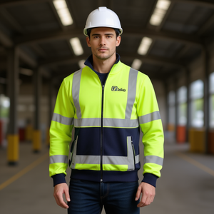 Sudadera Larga con Cierre Regular Ttake, Ropa de Trabajo, Ropa de Seguridad Reflectante - Product Image 3