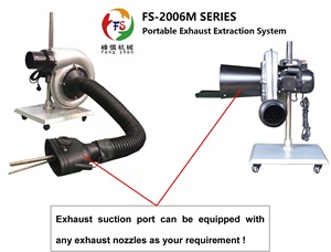 Fengshen hiệu quả tự động sửa chữa exhaust extractor Xe đẩy xách tay bán tự động xe công cụ bảo trì thiết bị cho xe hơi - Product Image 4