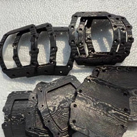 Boîtier de montre en fibre de carbone Ntpt de haute qualité, matériaux importés haut de gamme, 6702, boîtier de montre en carbone brasé de haute qualité