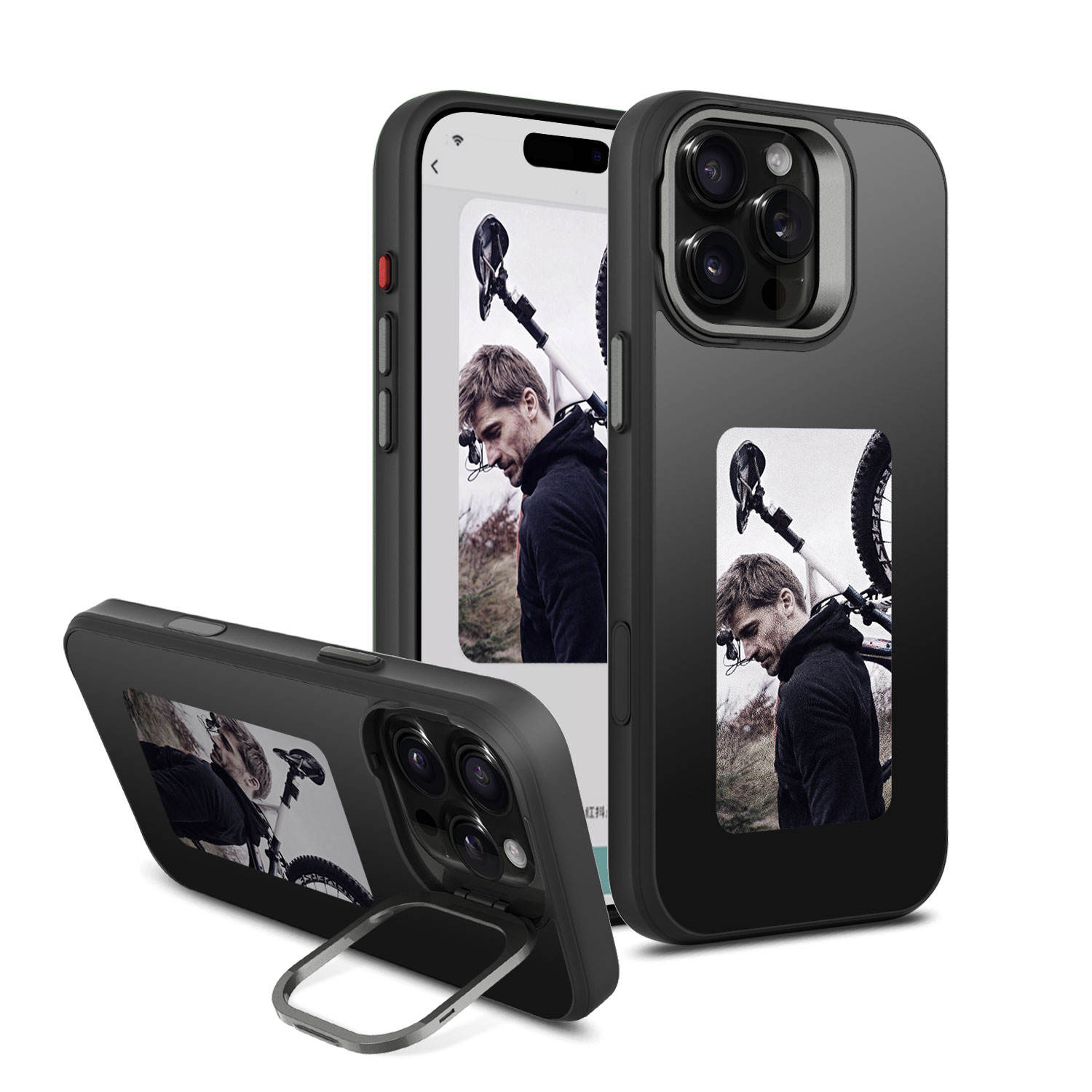 Écran noir + carré